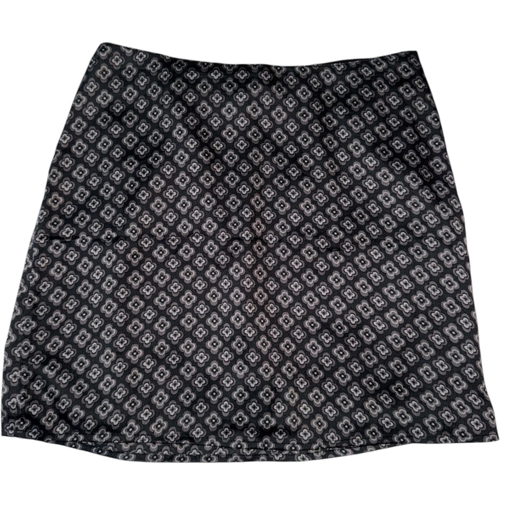 NWT Hollister Ultra High Rise Black Grey Geometric Pattern Sexy Mini Skirt